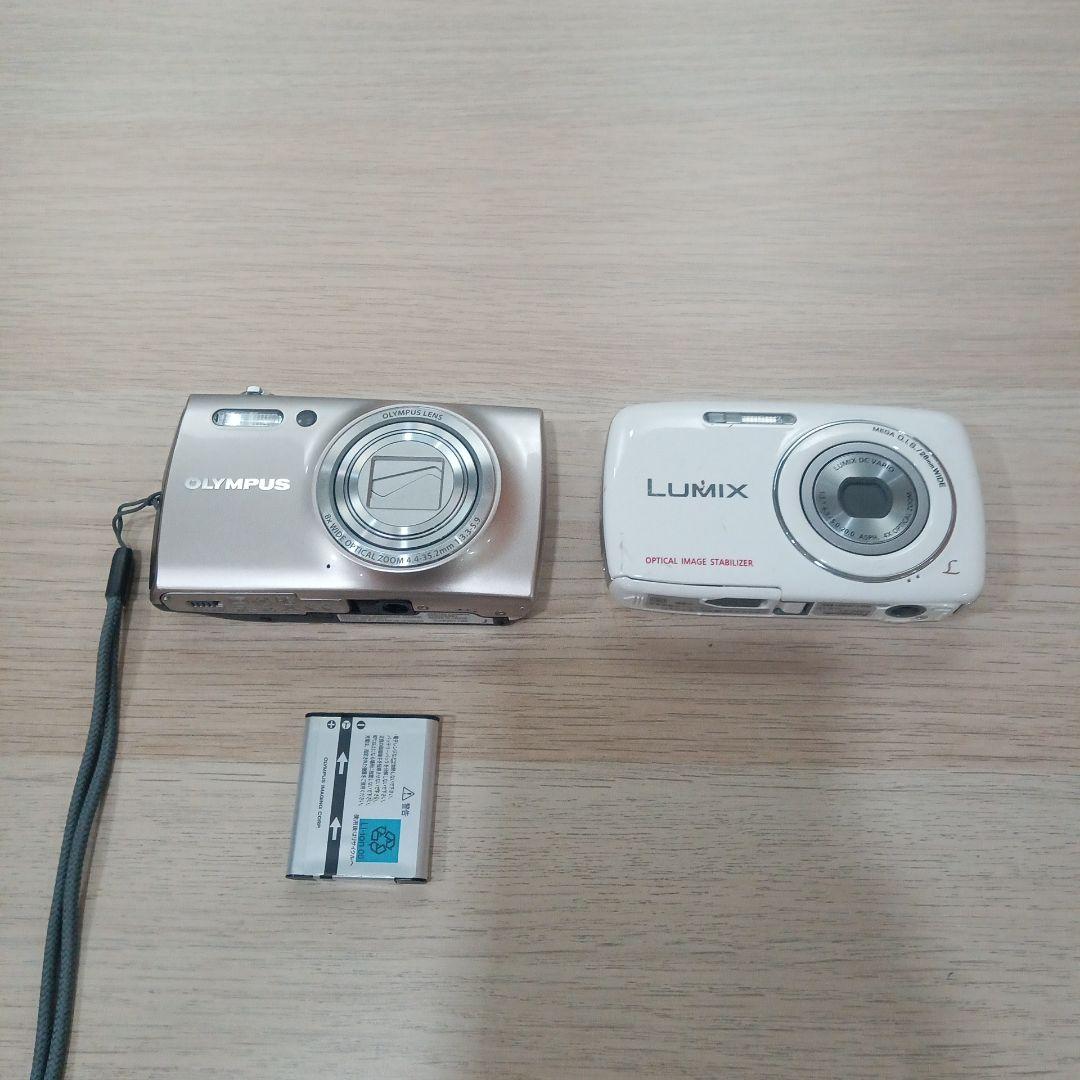 亘*様 OLYMPUS & LUMIX デジタルカメラ 2台セットジャンク