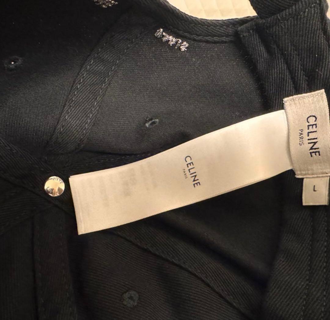 【新作】 ★CELINE★CAP★新品未使用★正規品★ Ｌsize★ブラック★