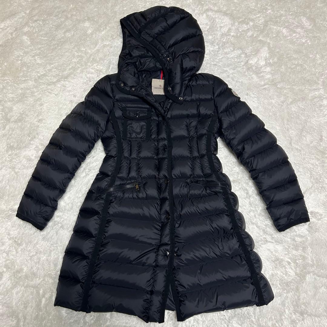 MONCLER モンクレール HERMINE エルミンヌ ダウン 黒 サイズ２