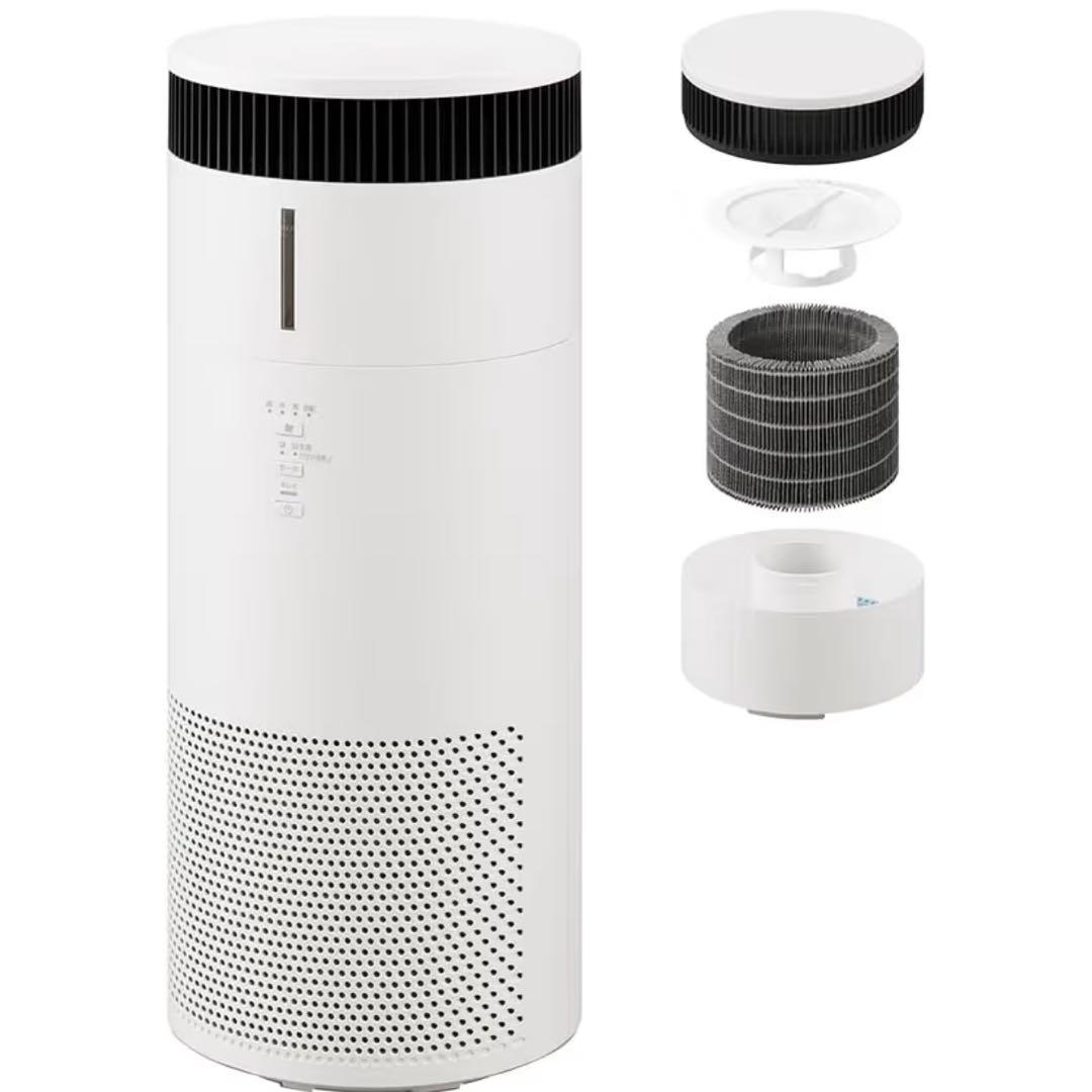 【美品】アイリスオーヤマAAP-SH30B-W加湿空気清浄機/元値15,680円