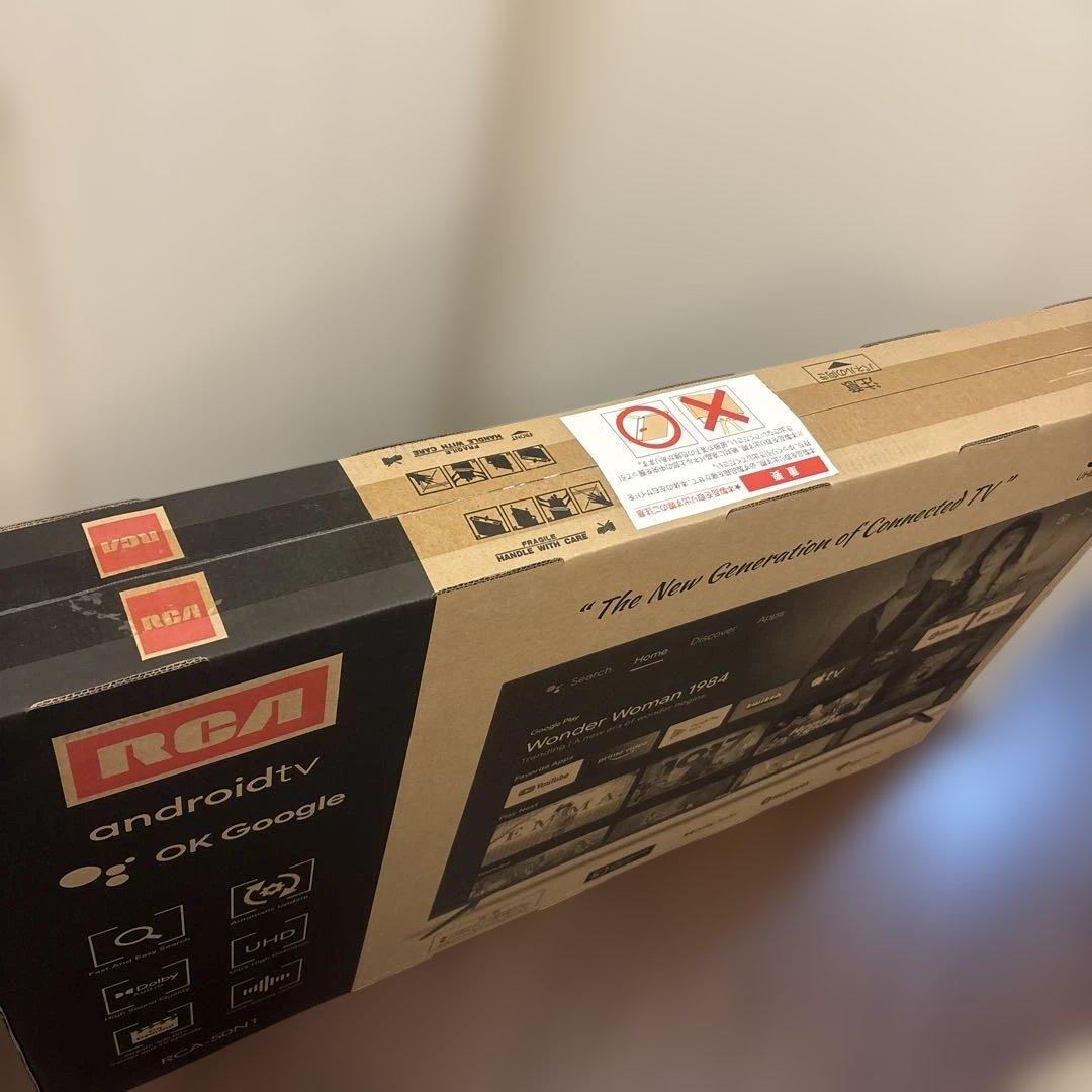 RCAチューナーレステレビ 4K 50v型 AndroidTV RCA-50N1