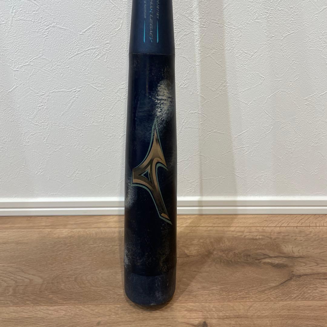 カツMizuno BEYOND LEGACY 軟式バット ネイビー