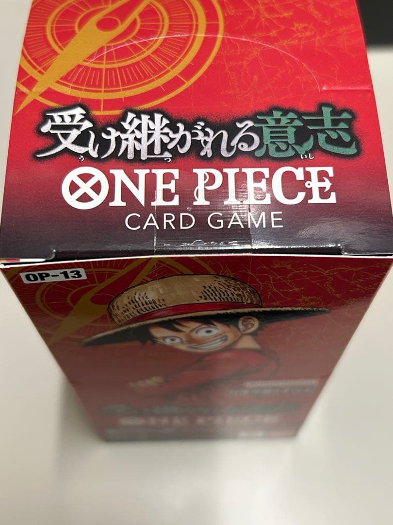 【新品未開封テープ付】ワンピースカード 受け継がれる意志 1BOX