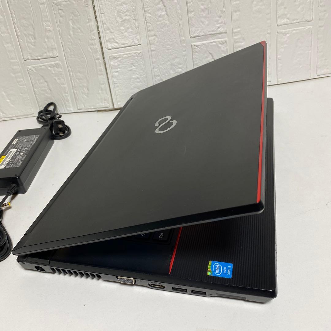 Windows11 オフィス付き　Corei5 SSD FUJITSUノートPC