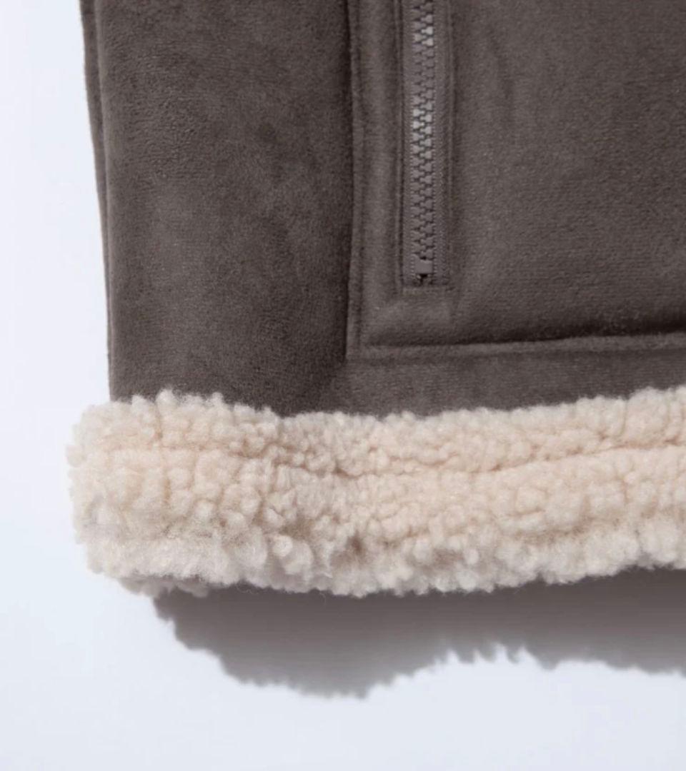 【新品】F/CE. FAUX SHEARLING VEST ムートン Lsize