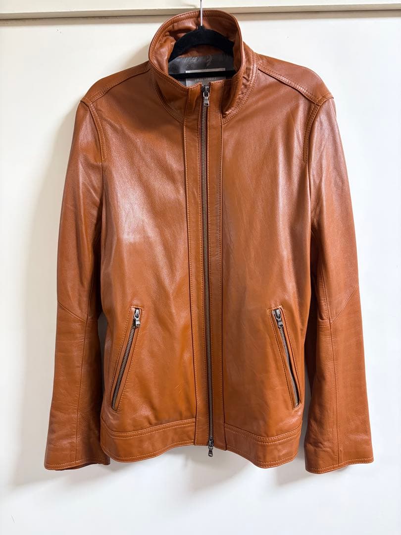 high street ブラウンレザー ジャケット