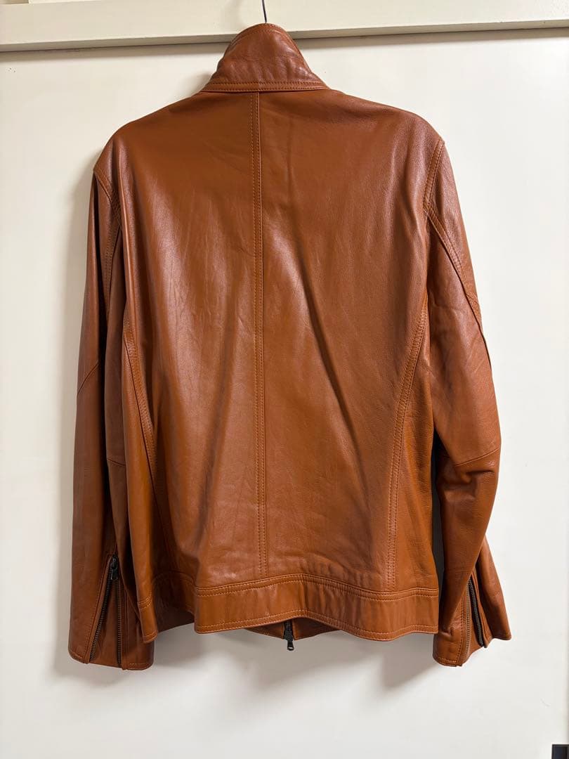 high street ブラウンレザー ジャケット