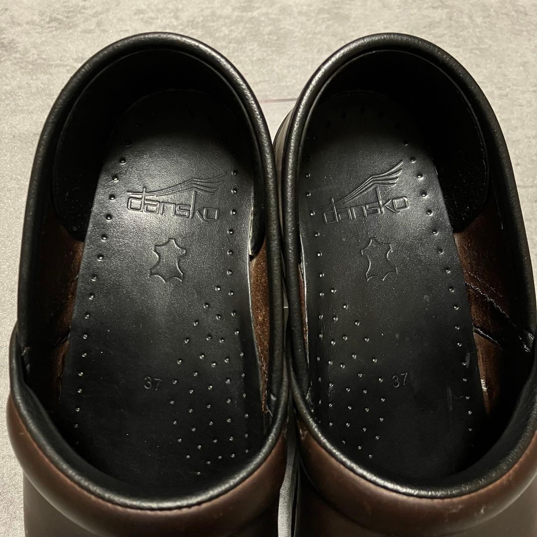 極美品　ダンスコ　プロフェッショナル　オイルドレザー　ブラウン　2195