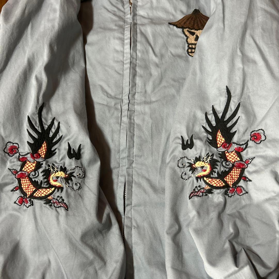 東洋ベトジャンLレアモデルテーラー東洋スカジャン スカルドクロ