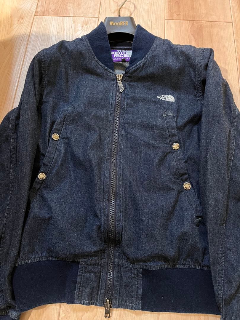 THE NORTH FACE パープルレーベル M ma-1 ブルゾン デニム