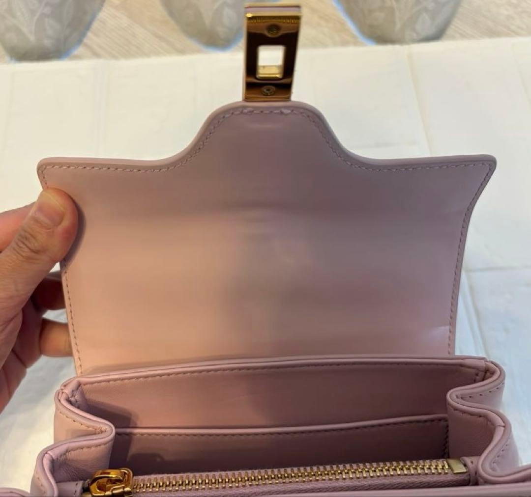 【美品】セリーヌ　セーズ　ミニ16 パステル　ピンク　ショルダー　ハンドバッグ