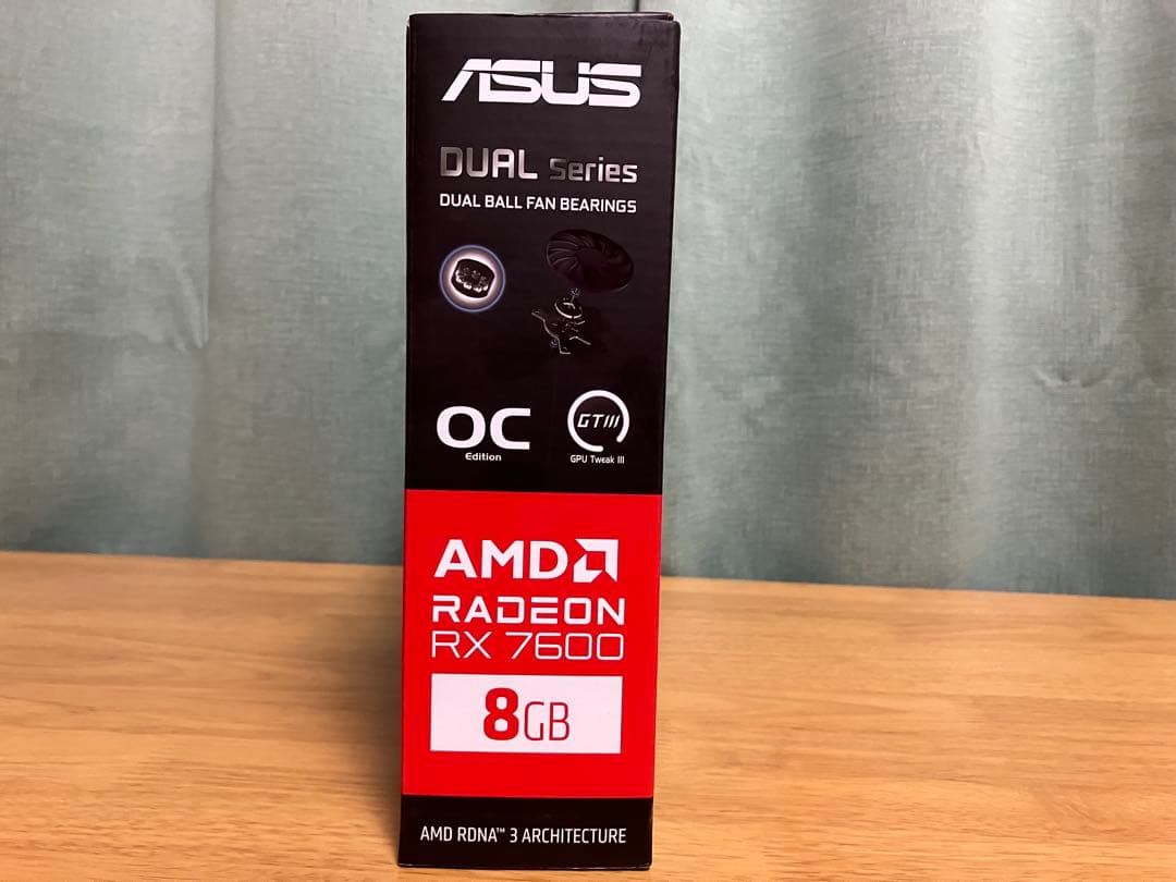 【新品未開封】ASUS DUAL-RX7600-O8G-EVO