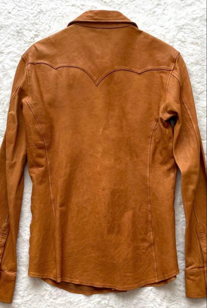 バックラッシュ　レザーシャツ