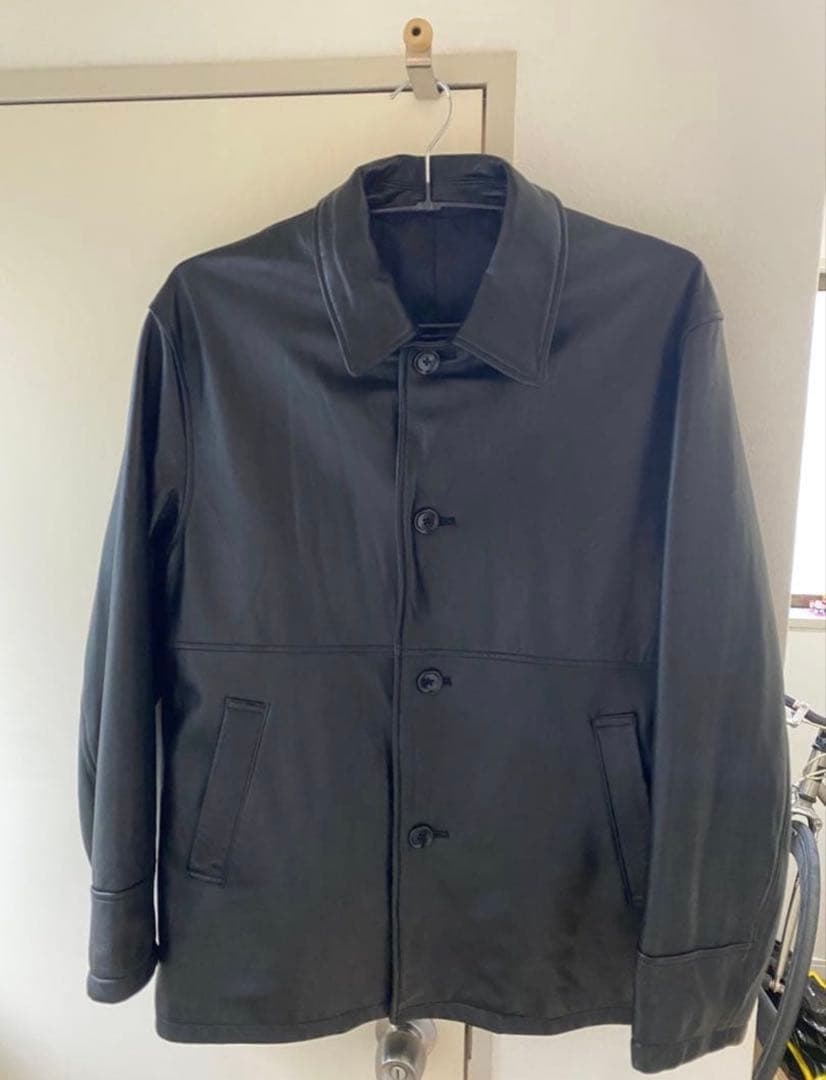 シープレザー カーコート JOURNAL STANDARD ブラック