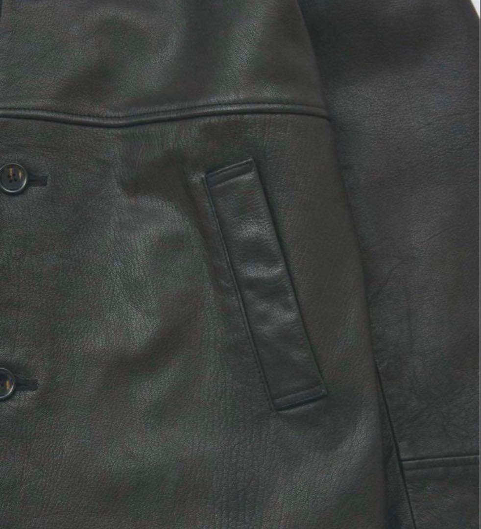 シープレザー カーコート JOURNAL STANDARD ブラック