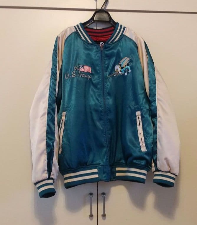 STRUGGLEスカジャン U.S. NAVY SEABEESモデル 新品タグ付