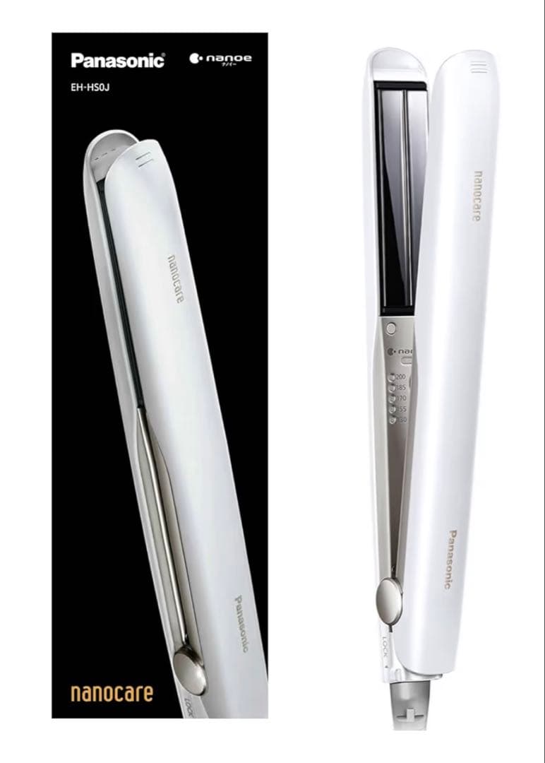 『美品』Panasonic ナノケアストレートヘアアイロンEH-HSOJ