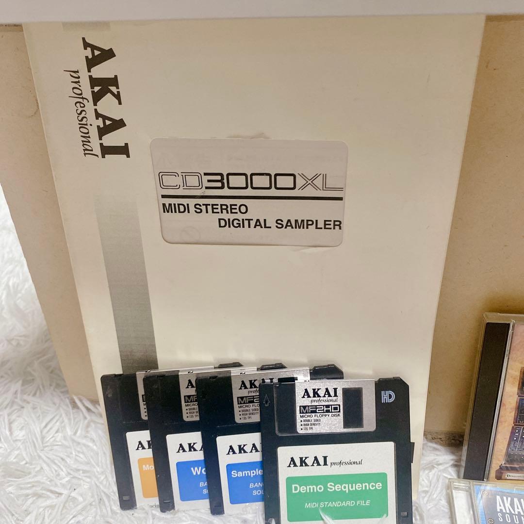 【超希少】 AKAI CD3000XL サンプラー フルセット 付属品多数 名機