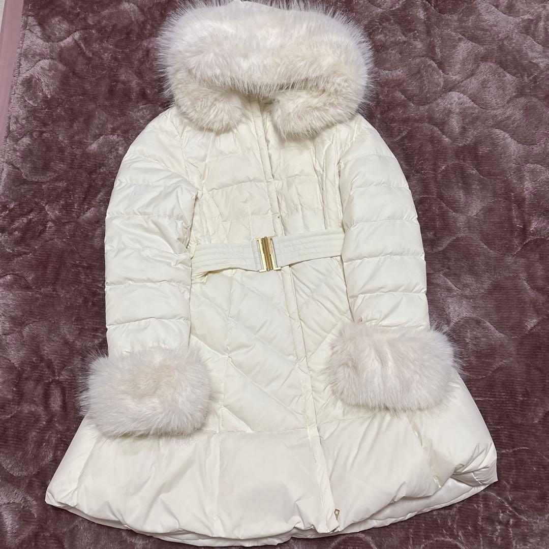 最終値下げ eimy ホワイトダウンコート