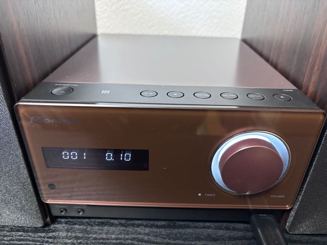 Pioneer X-CM35-T CDコンポ Bluetooth対応 リモコン付