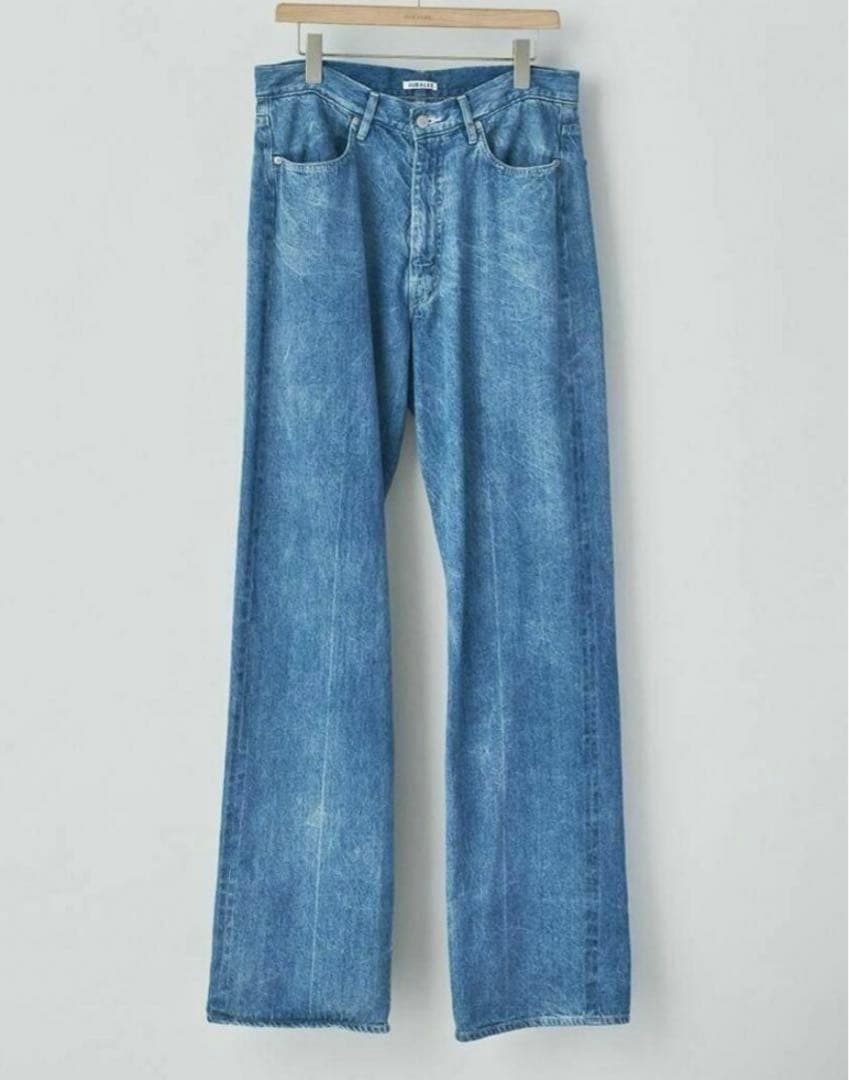 赤*つ様 AURALEE　SELVEDGE FADED LIGHT DENIM