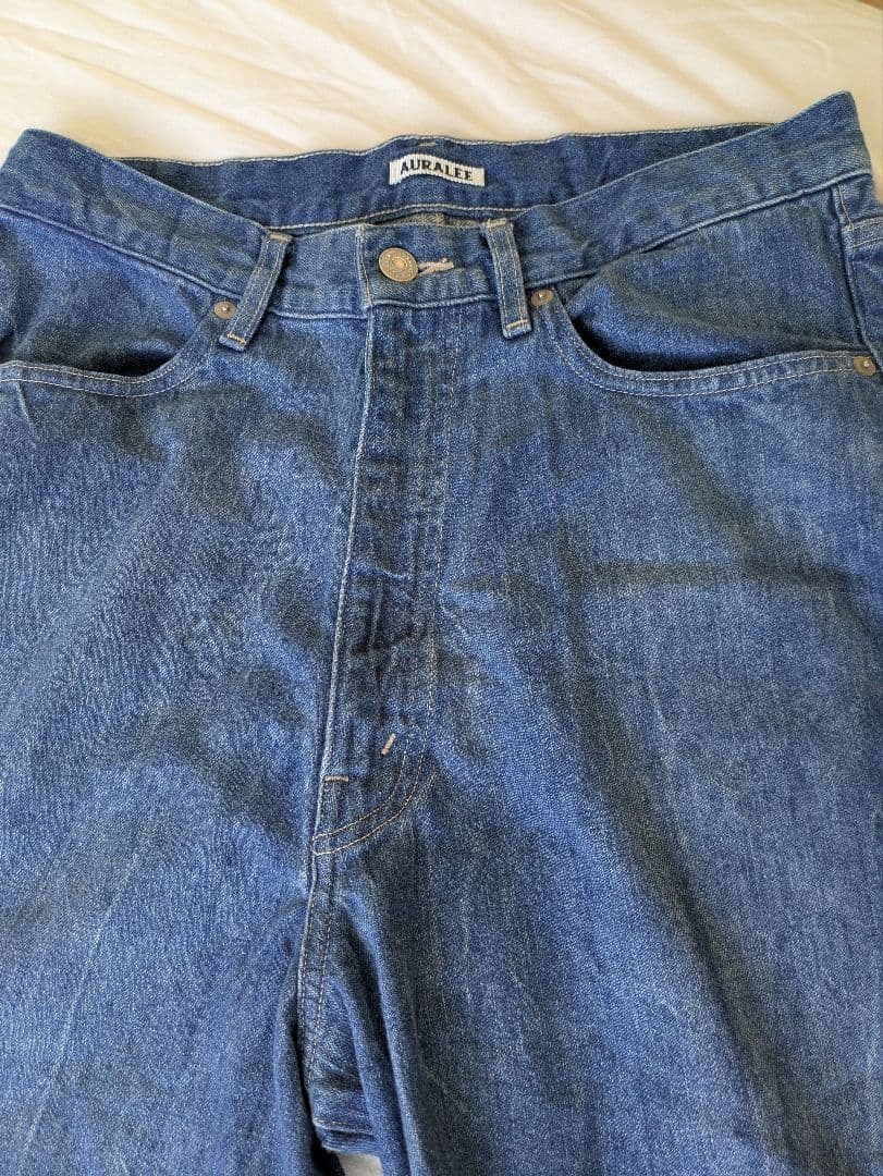 赤*つ様 AURALEE　SELVEDGE FADED LIGHT DENIM