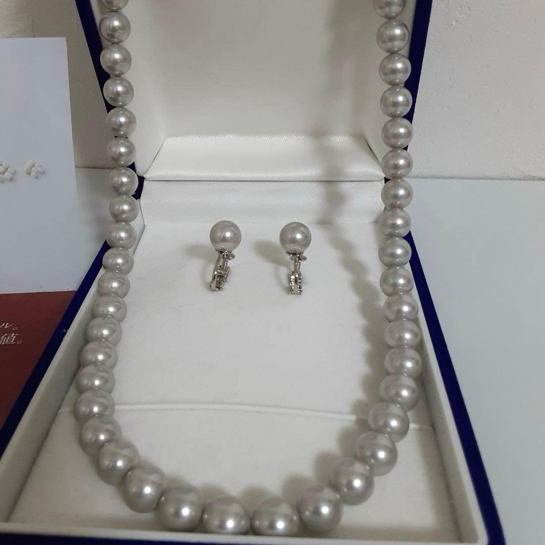 純正国産貝パールネックレスセット／AIMER