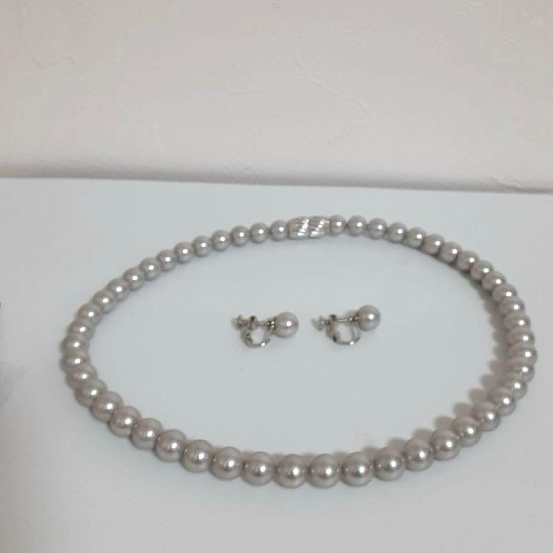 純正国産貝パールネックレスセット／AIMER