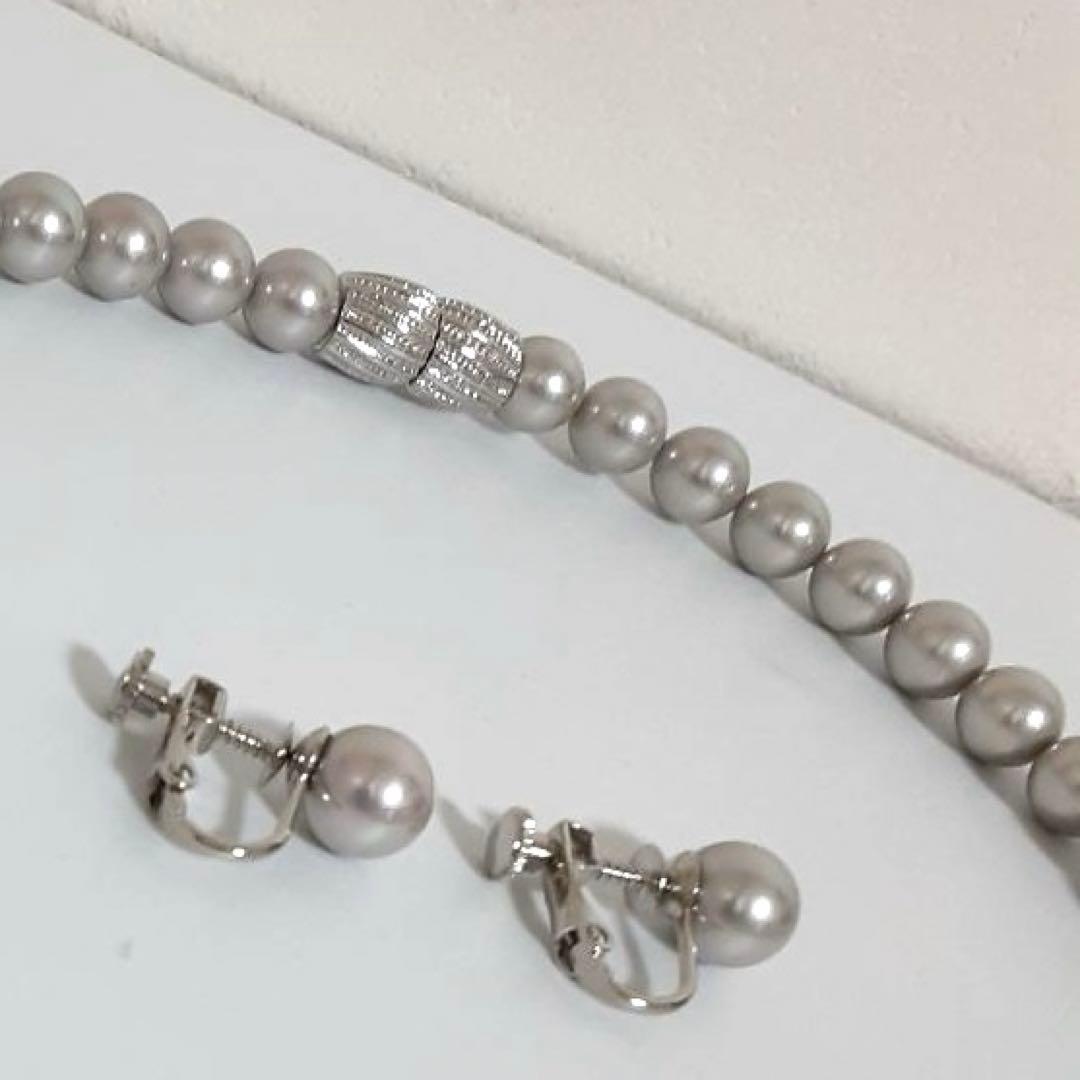 純正国産貝パールネックレスセット／AIMER