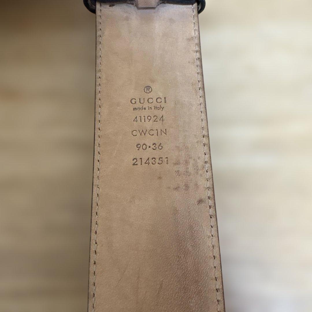 GUCCI ブラウンGGロゴベルト 専用袋付き