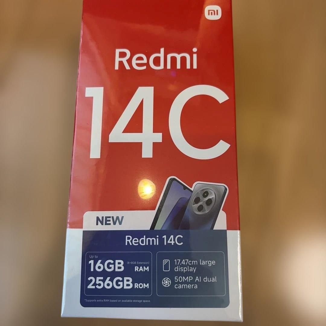 未使用　Xiaomi Redmi 14C 256GB本体と充電器
