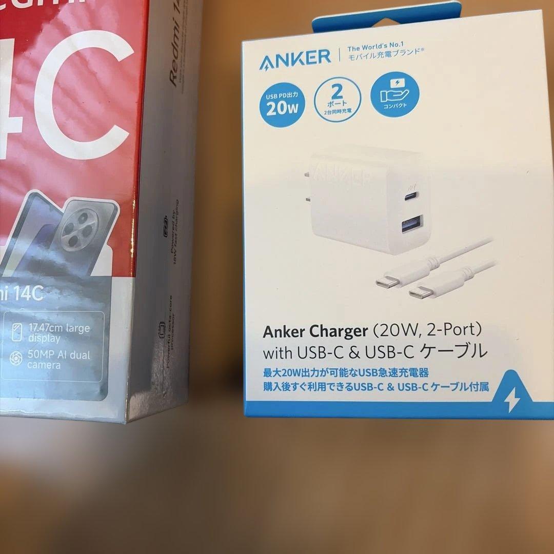 未使用　Xiaomi Redmi 14C 256GB本体と充電器