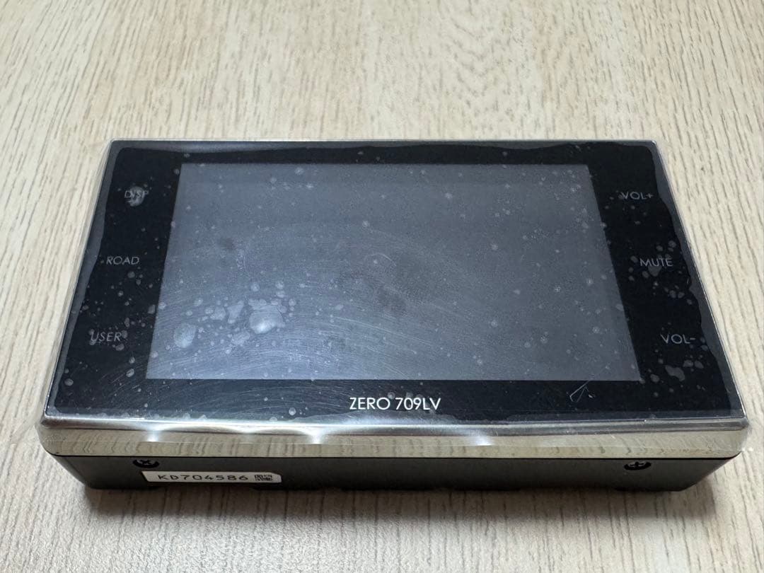リコール対策済み ZERO 709LV レーダー探知機本体 GPS搭載