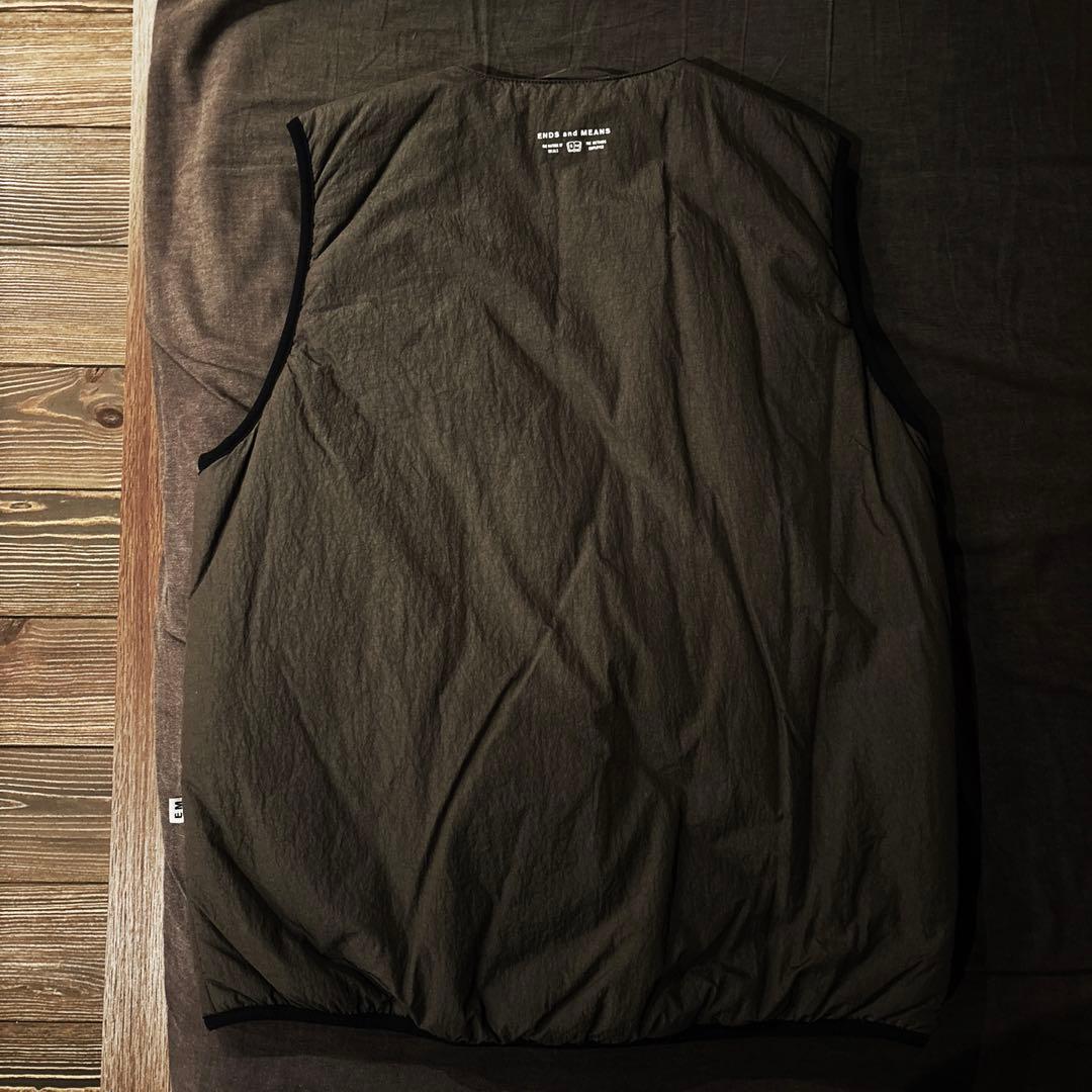 ENDS and MEANS Tactical Puff Vest ブラック