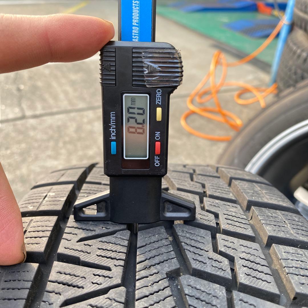 ◇中古バリ溝ヨコハマ205/60R16+トヨタ平座用アルミスタッドレスセット