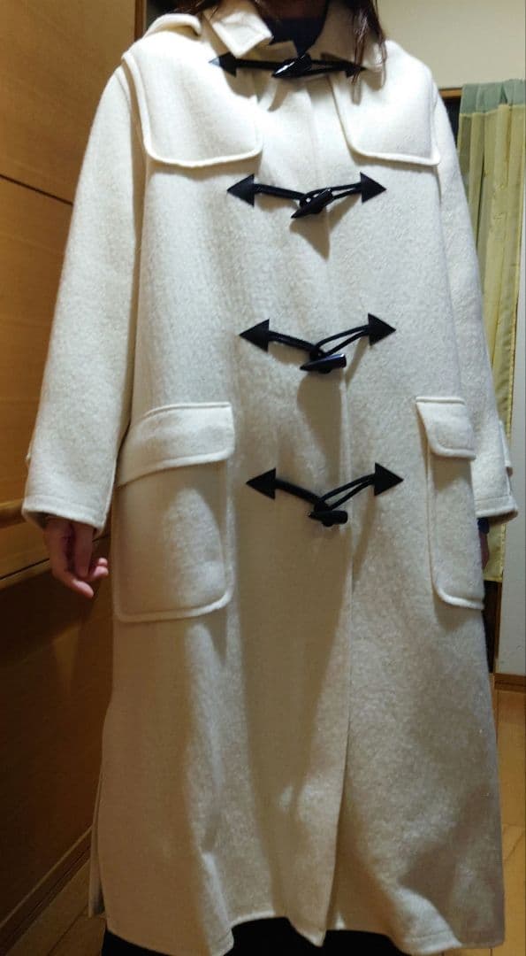 ホワイト ダッフルコート 未使用