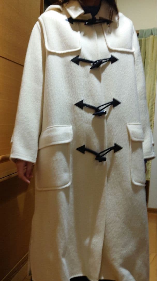 ホワイト ダッフルコート 未使用