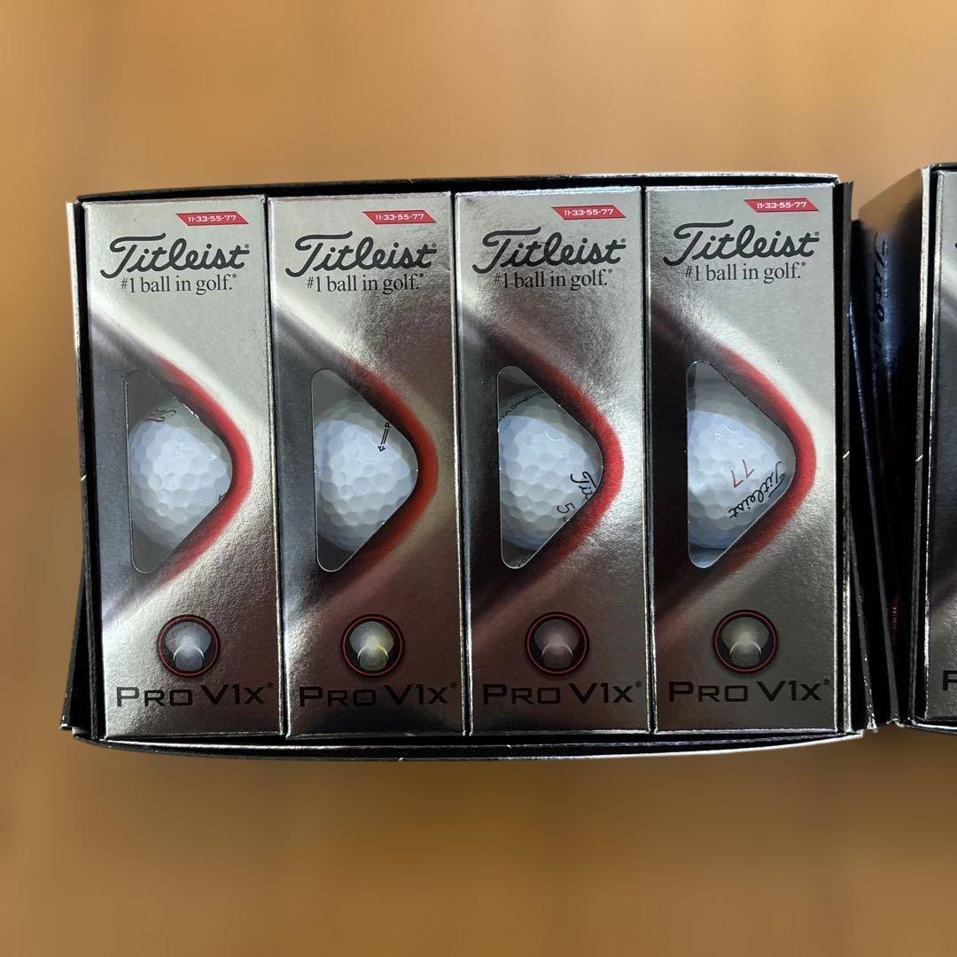 タイトリスト PRO V1X ゴルフボール 2ダース　（2021年モデル）