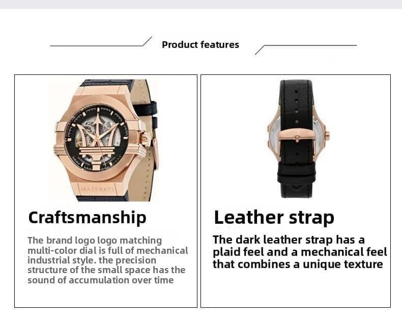 マセラティ時計★ポテンザ★自動巻き★両面スケルトン