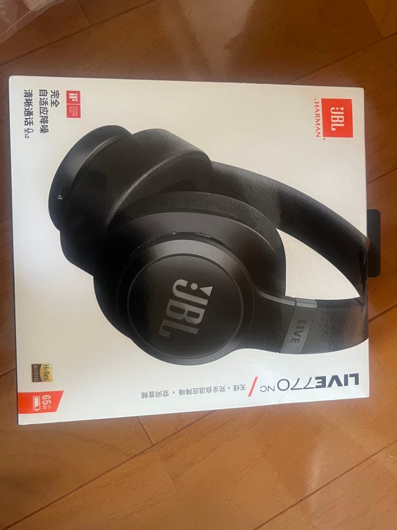 JBL LIVE 770NC ブラック ワイヤレスヘッドホン