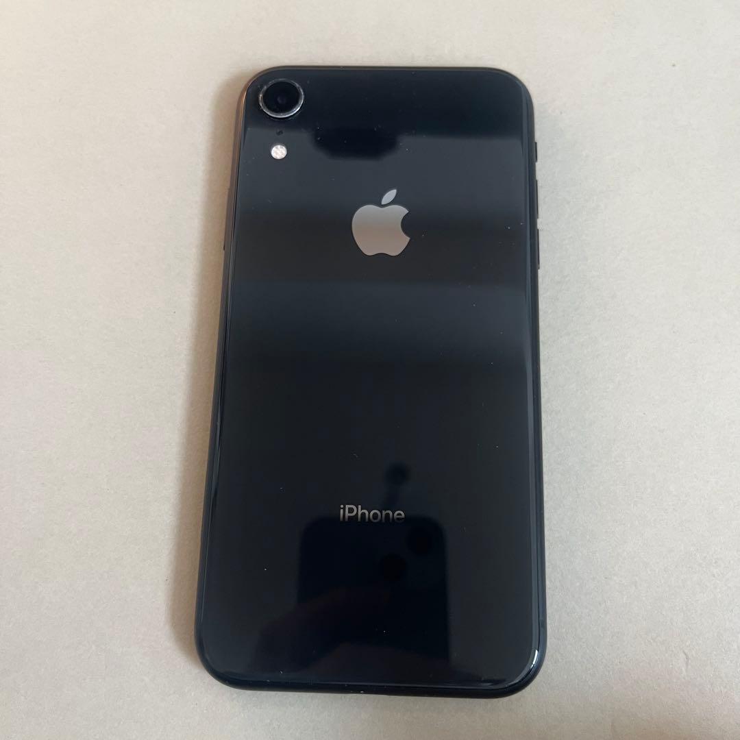 【訳あり】 iPhone XR ブラック SIMフリー iFaceカバー付