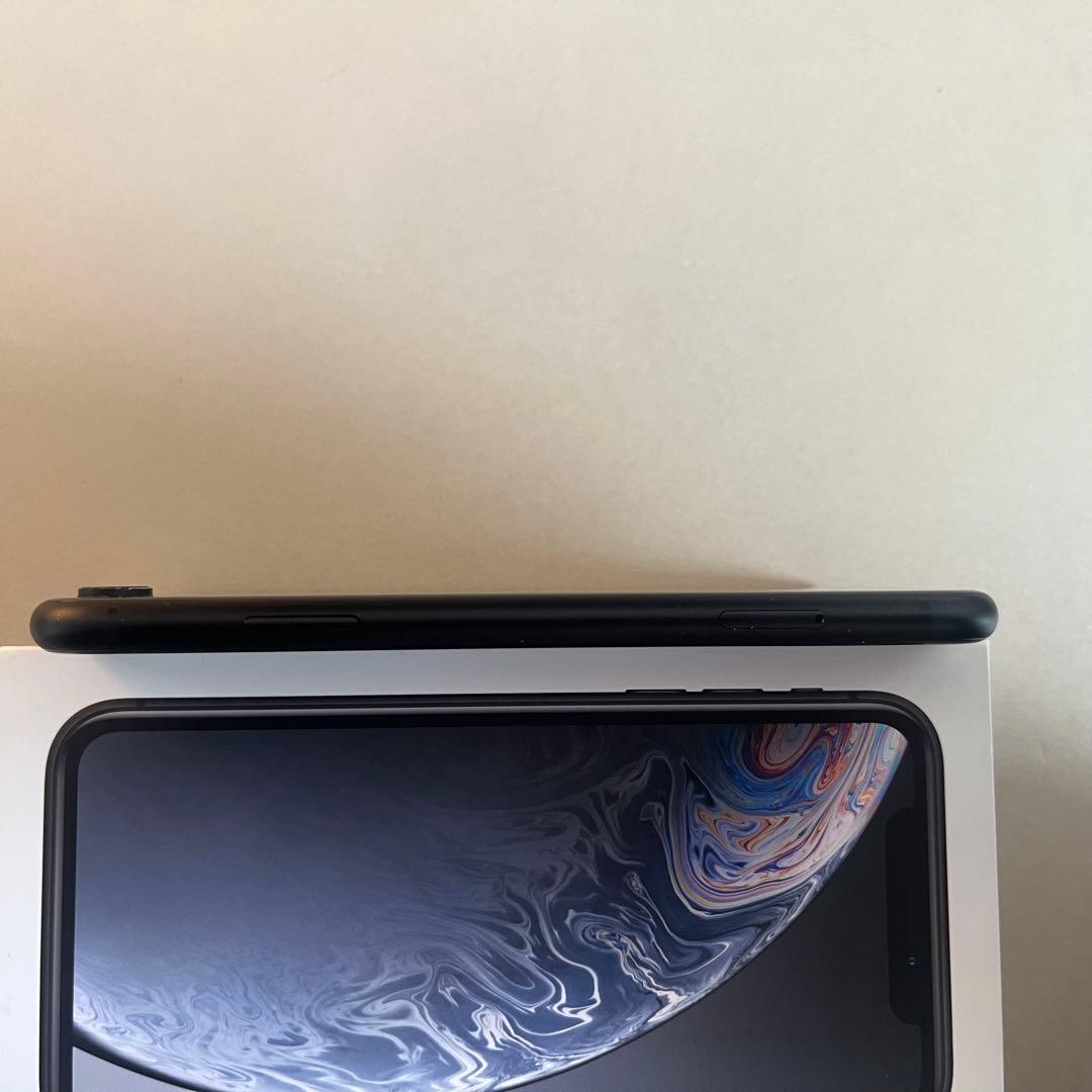 【訳あり】 iPhone XR ブラック SIMフリー iFaceカバー付