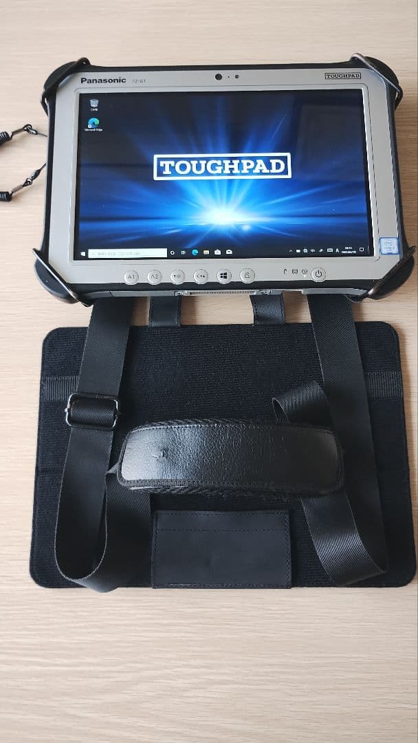 Toughpad タブレット PC 本体＋予備バッテリー,ショルダーケース