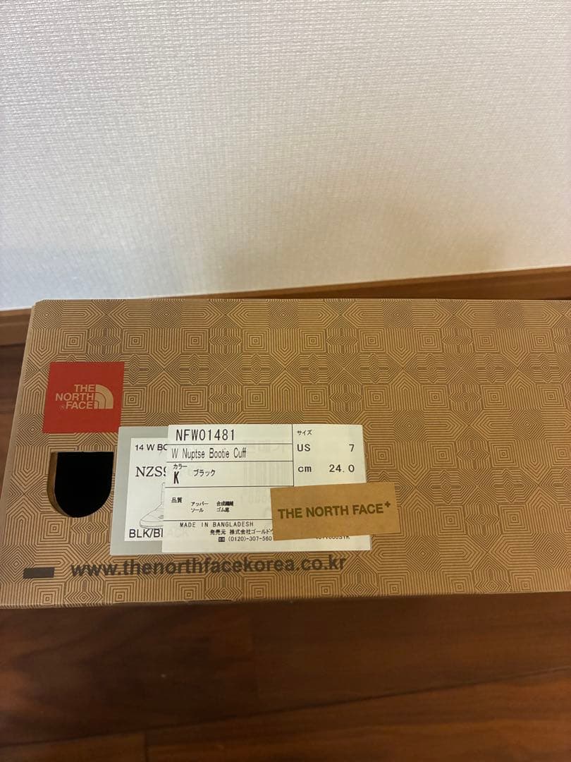 THE NORTH FACE 黒　24センチ　ブーツ