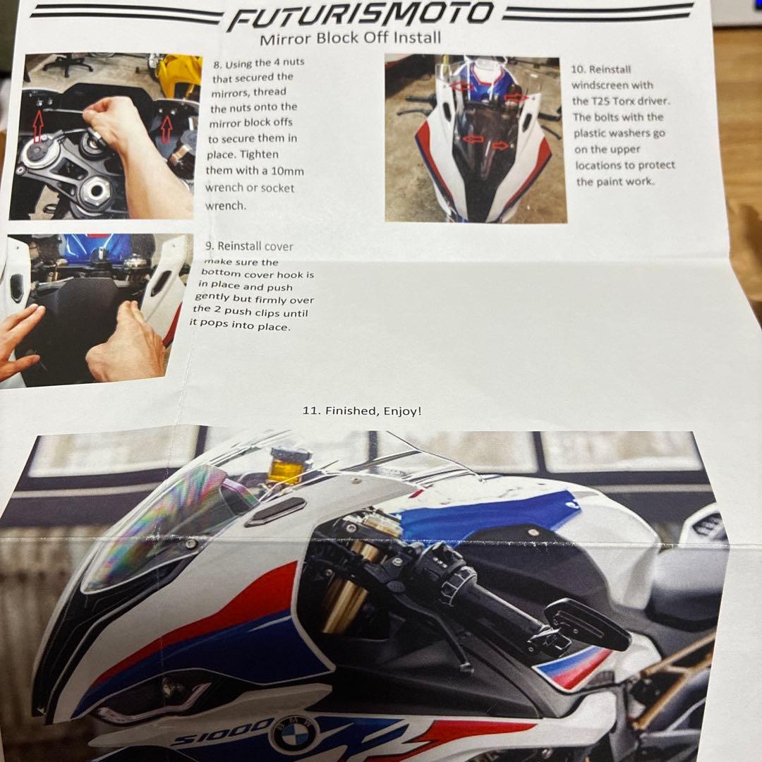 パーツ  FuturisMoto MIRROR BLOCK OFF