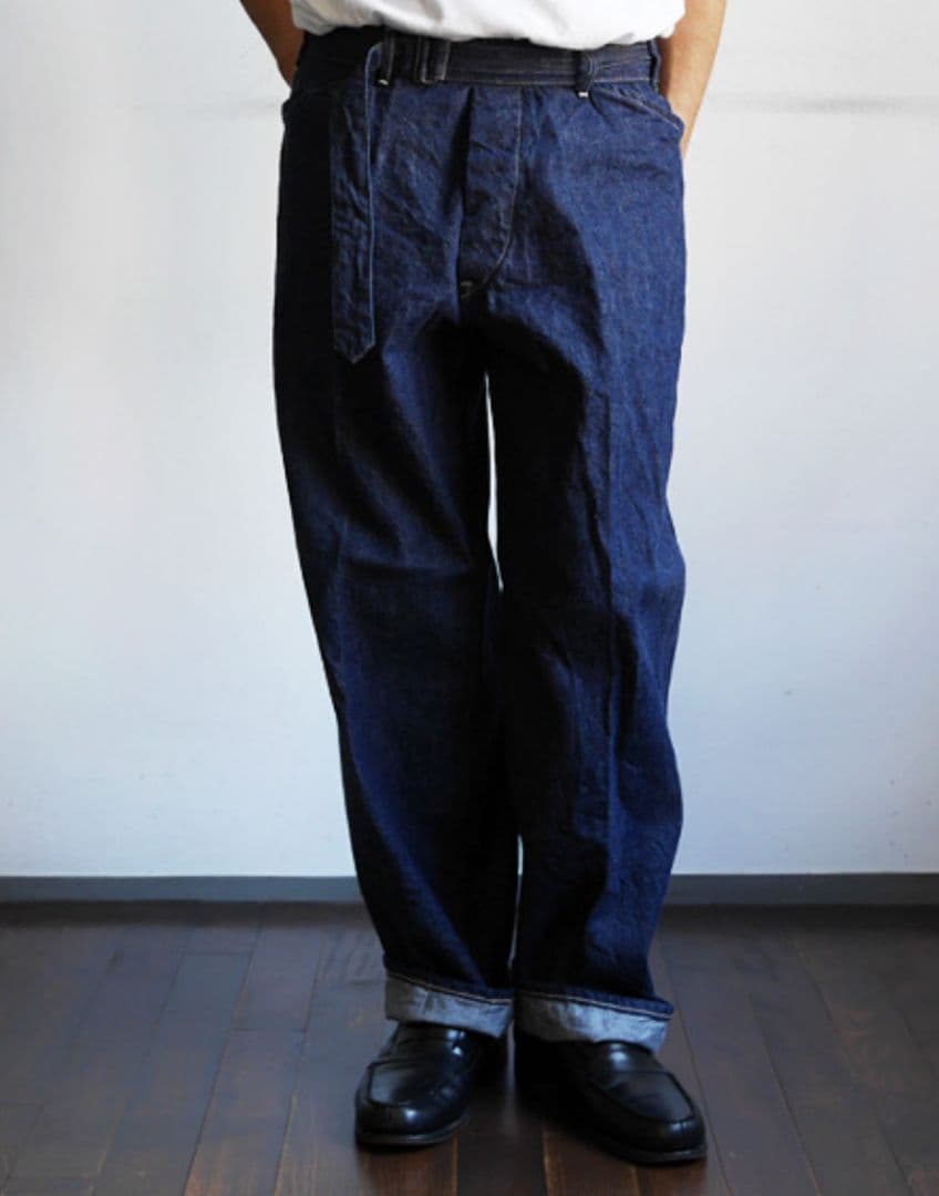 comoli ベルテッドデニム サイズ2