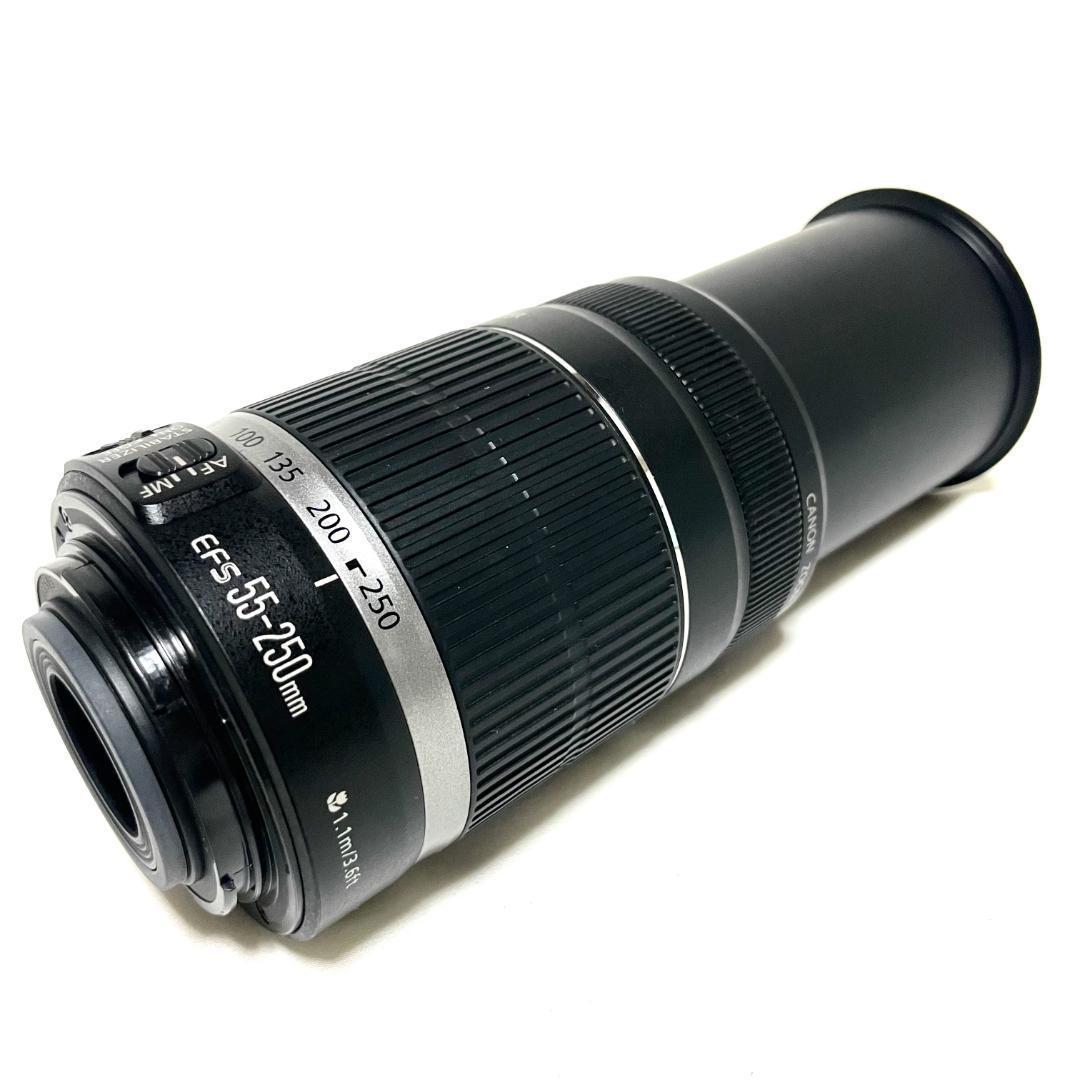 持ち運び便利❣️ Canon EF-S 55-250mm IS 手ブレ補正