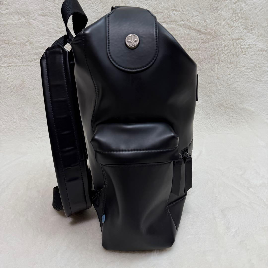 HUNTER 防水　トップクリップ　ラバー　レザー バックパック　リュック