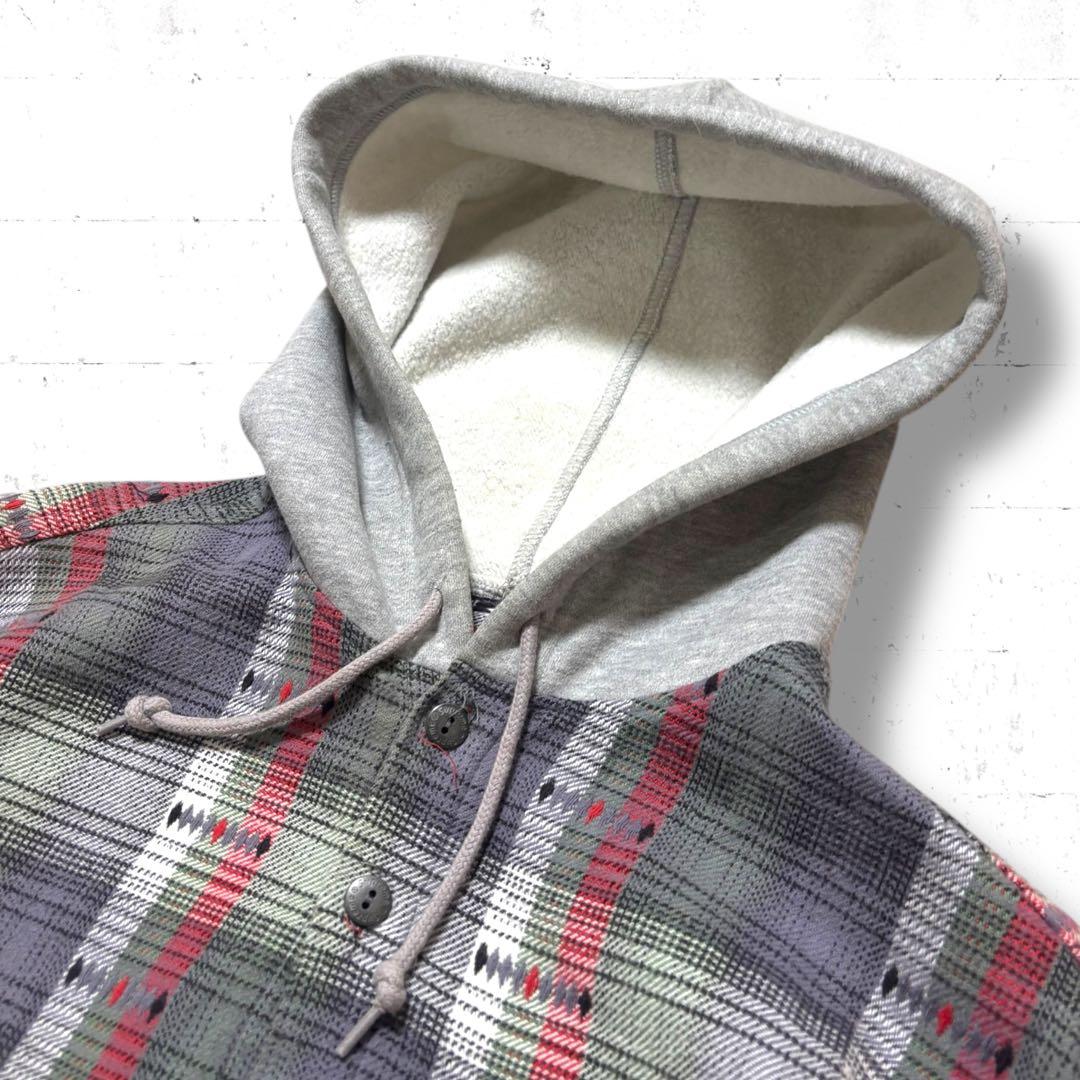 18AW Supreme フーデッド ジャガード フランネル シャツ　タグ付き