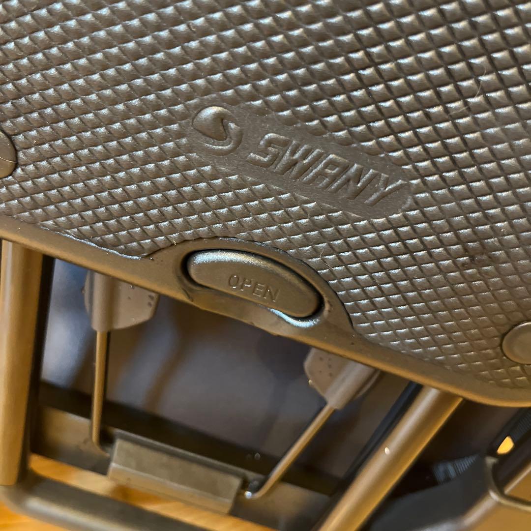 SWANY スワニー　キャリーバッグ　座面付きD-202 ミルダ　ブラック 美品